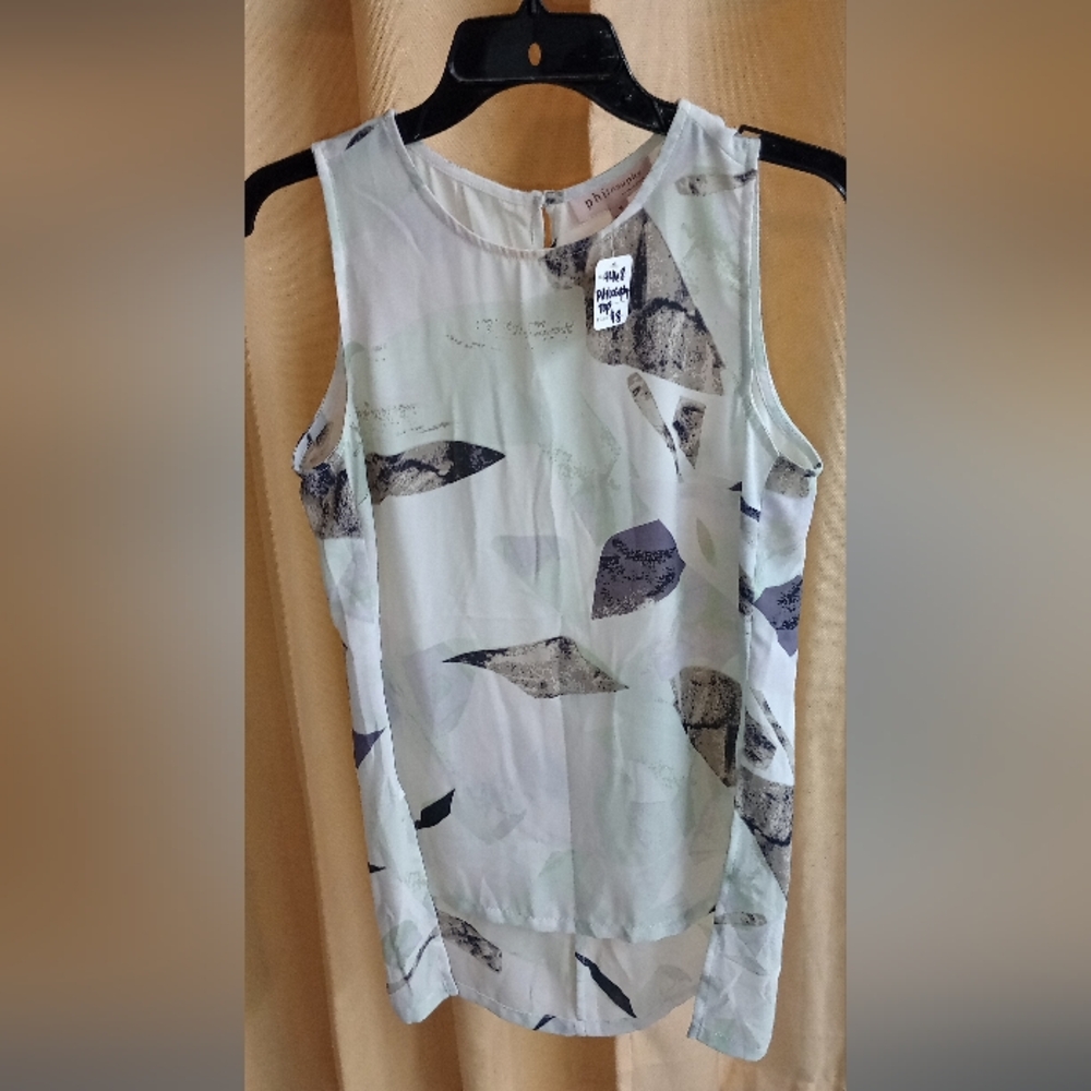 Printed Sleeveless Top